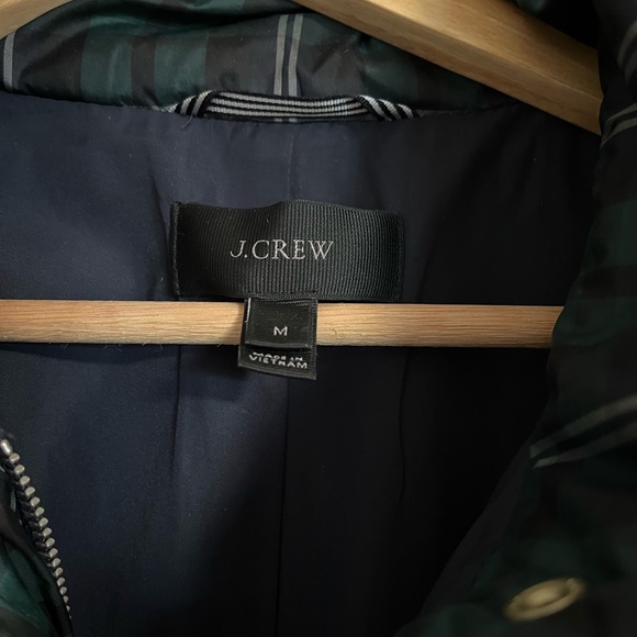 Jcrew Tartan Plaid Puffer - Picture 3 of 5